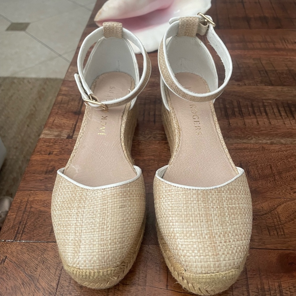 EUC Jack Rogers woven espadrilles